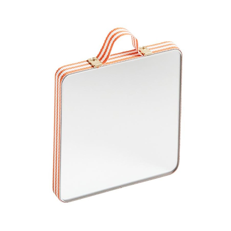 iets Goot Vrijgekomen Ruban - spiegel - oranje gestreept/extra small | Gouts et couleurs