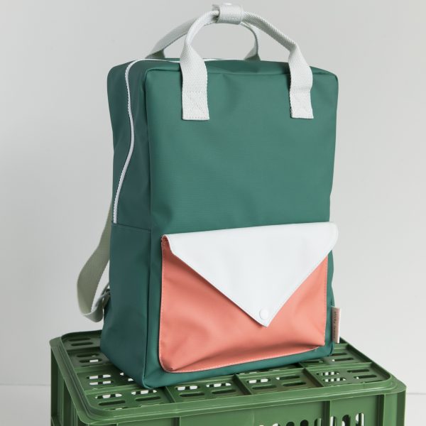 Enveloppe - rugzak - large - groen/blauw - Afbeelding 6