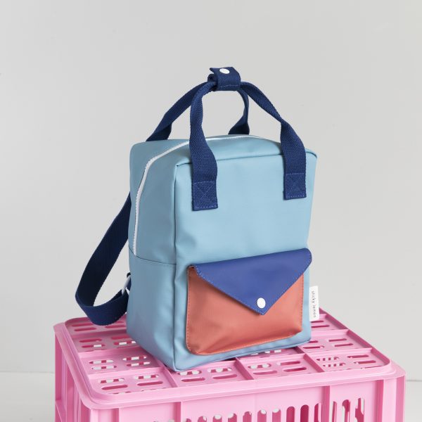 Enveloppe - rugzak – small – blauw/rood - Afbeelding 5