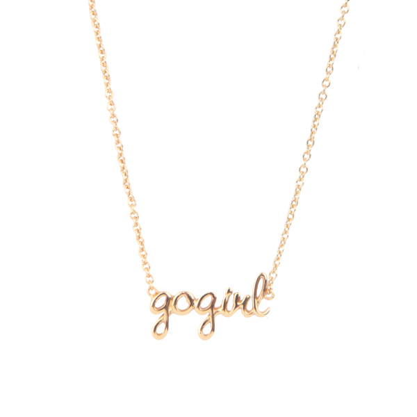 Urban ketting - go girl - goud
