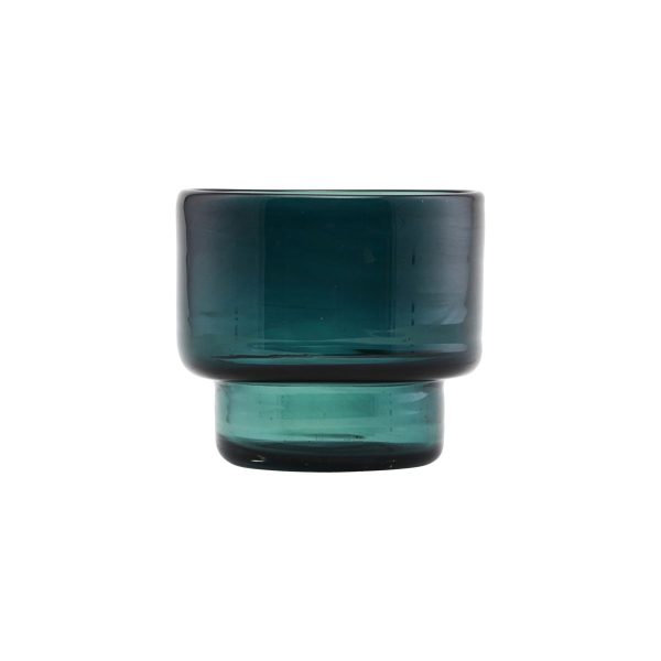 Kaarsenhouder - blauw/groen