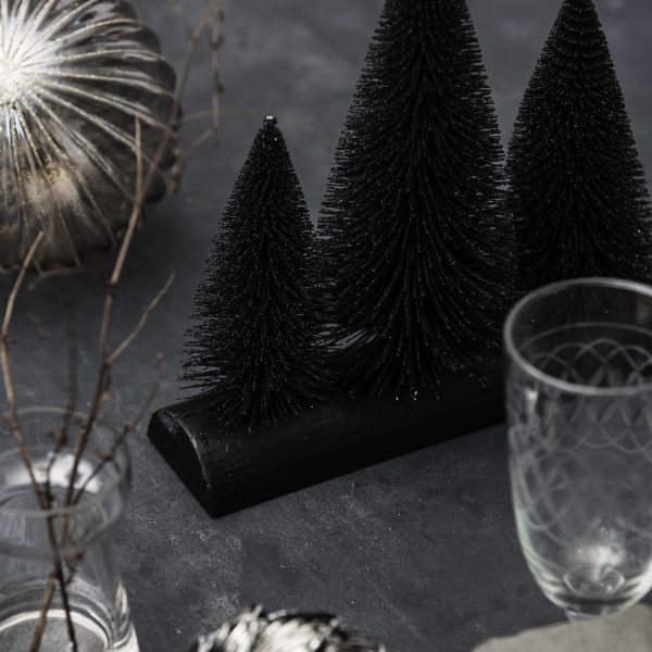 Christmas tree in a line black - Afbeelding 2
