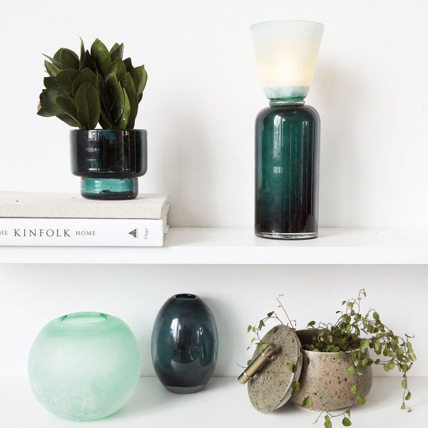 Kaarsenhouder - blauw/groen - Afbeelding 3