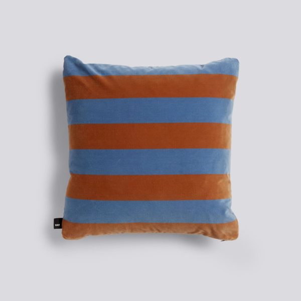 Soft stripe - kussen - blauw