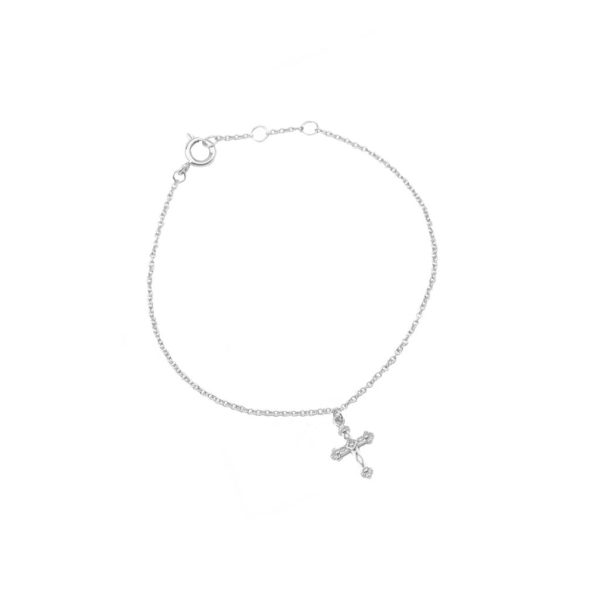 Souvenir - armband – kruis/zilver - Afbeelding 2
