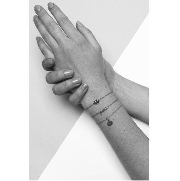 Souvenir - armband – lippen/zilver - Afbeelding 3