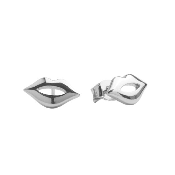 Parade – oorbellen - lippen/zilver