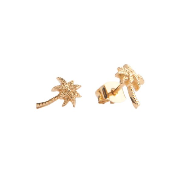 Parade – oorbellen - palm/goud