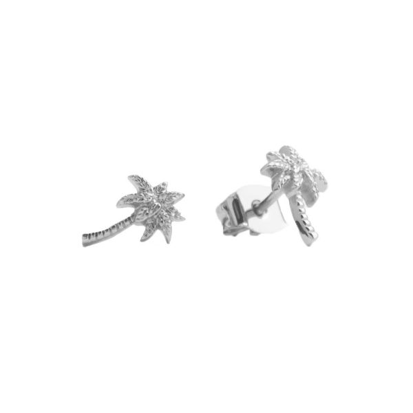 Parade – oorbellen - palm/zilver