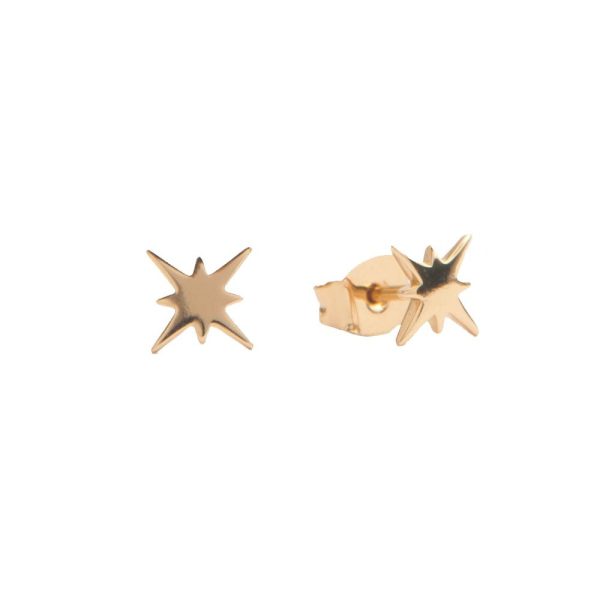 Parade – oorbellen - starburst/goud