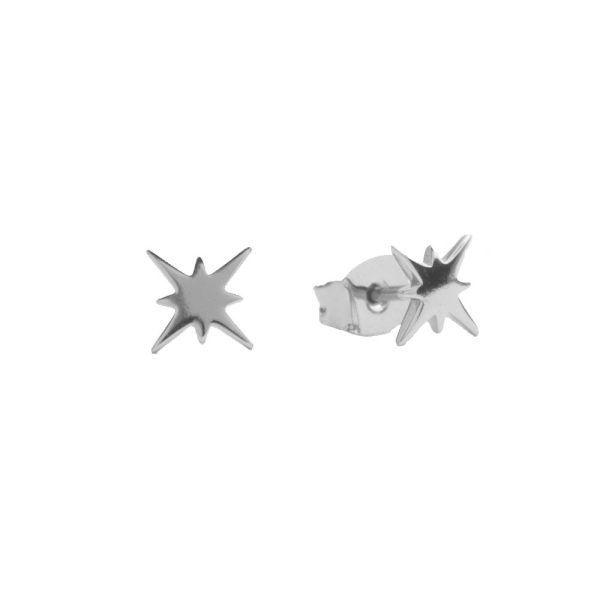 Parade – oorbellen - starburst/zilver