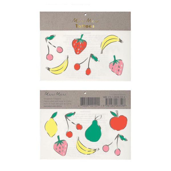 Neon fruit - tattoos