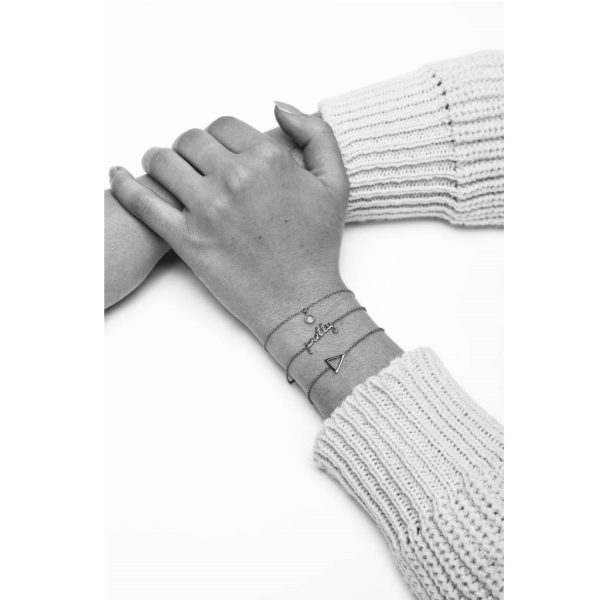 Souvenir - armband – open driehoek/zilver - Afbeelding 3