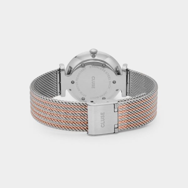 Triomphe - polshorloge - zilver bicolor mesh - Afbeelding 2
