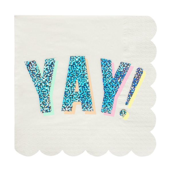 Yay sparkle - servet - large