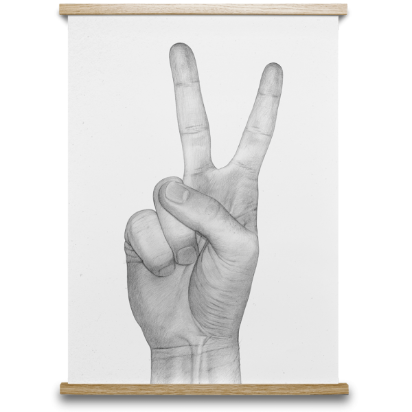 V - poster - 50 x 70 cm