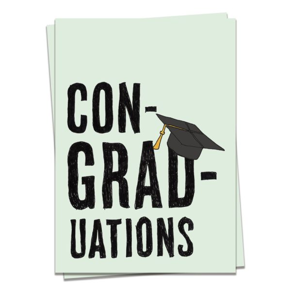 Congraduations - wenskaart