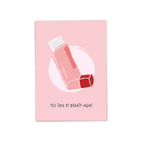 Take my breath away - wenskaart