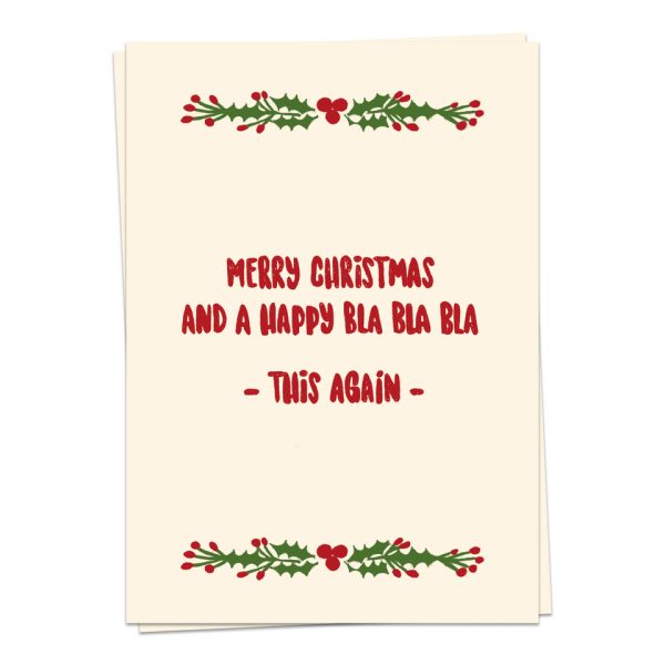 Bla bla bla (This Again) – wenskaart