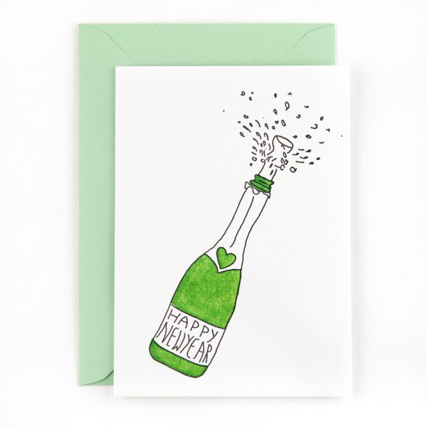 Champagne – wenskaart