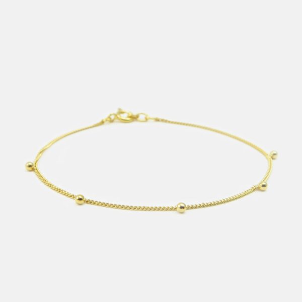Five balls - armband - goud - Afbeelding 2