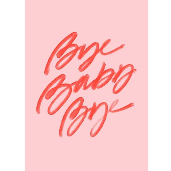 Bye baby - small - 80 x 100 cm