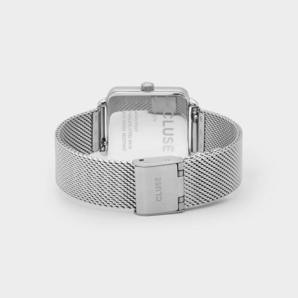 La garçonne mesh - polshorloge - zilver/marine - Afbeelding 3