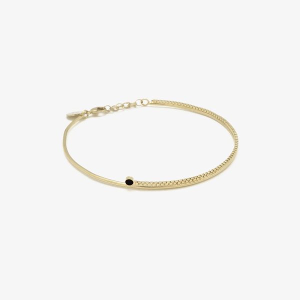 Milime - armband -zwart