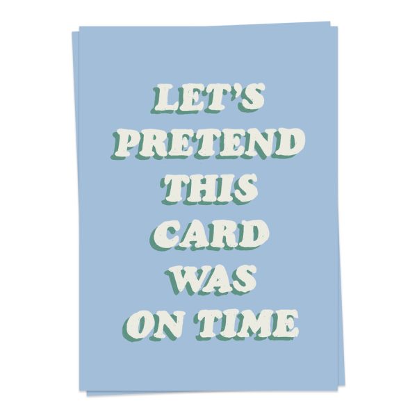 Let's pretend - wenskaart