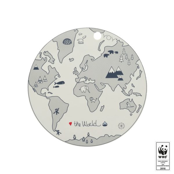 De wereld - placemat