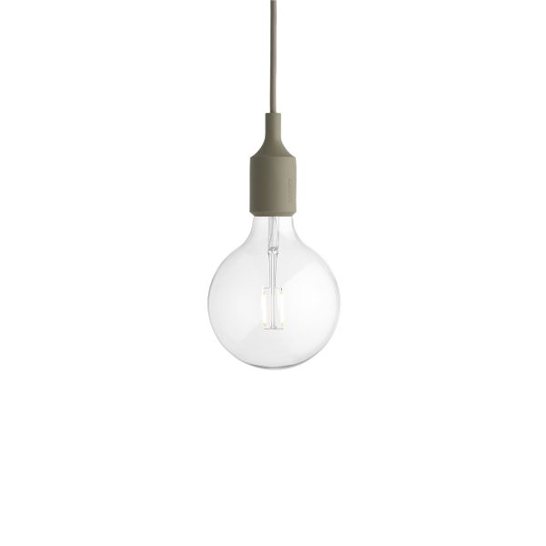 E27 led olijfgroen muuto