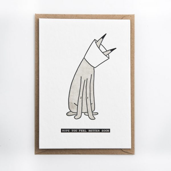 Hope you feel better soon – wenskaart