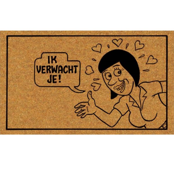 Ik verwacht je! - deurmat