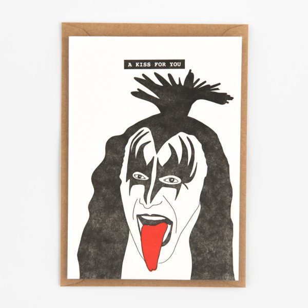 Kiss - wenskaart