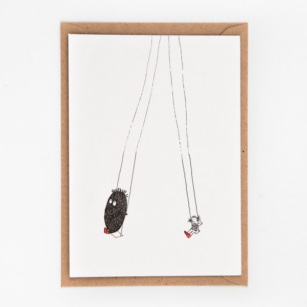 Swing – wenskaart