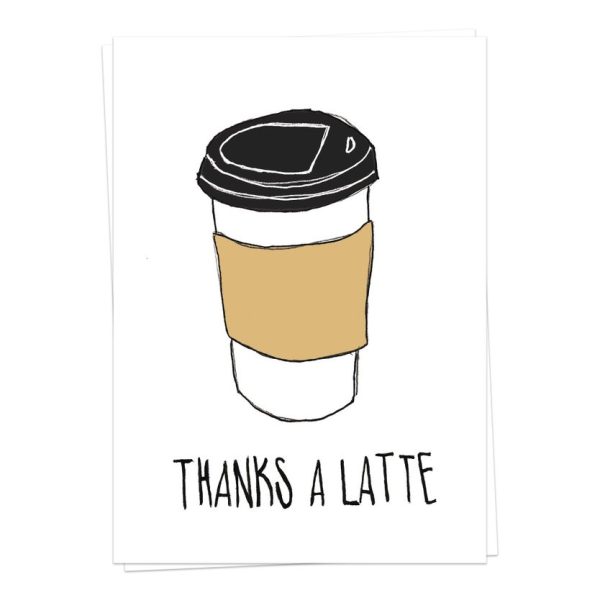 Thanks a Latte - wenskaart