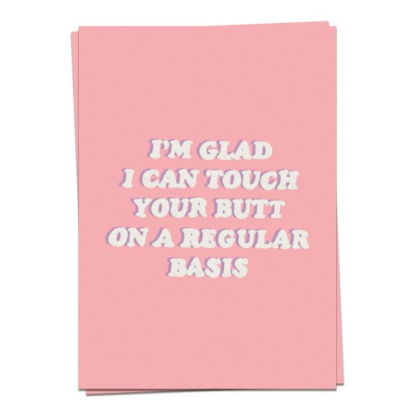 Your butt - wenskaart