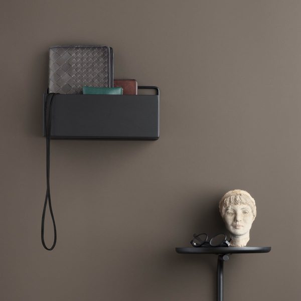 Wall box – vierkant – zwart - Afbeelding 2