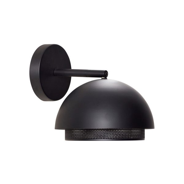 Metal - wandlamp - zwart