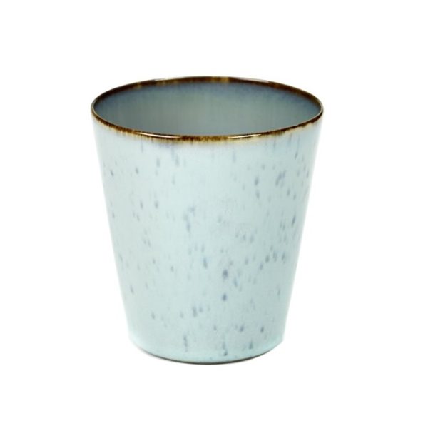 Beker conisch – lichtblauw/smoky blauw