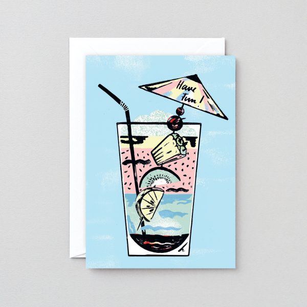 Have fun cocktail - wenskaart