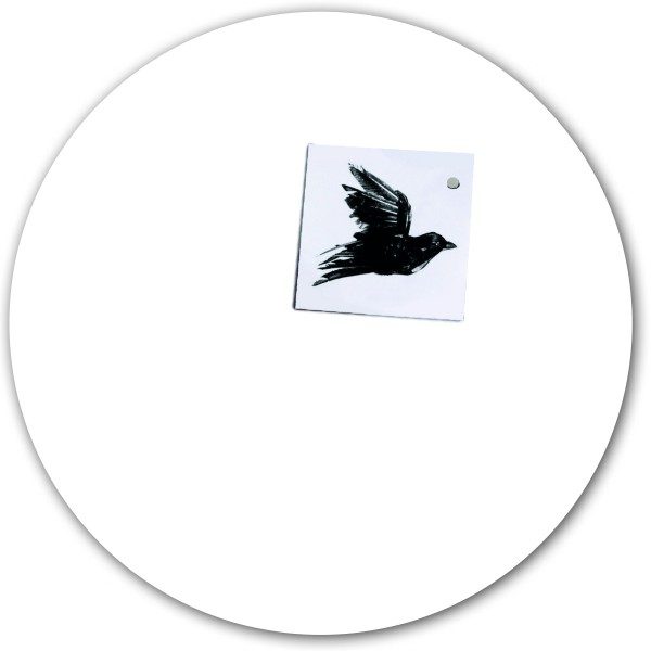 Magneetsticker wit Ø 60 cm