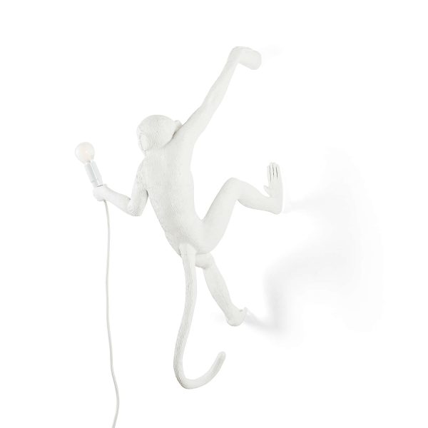 Monkey (rechts) - wandlamp - wit - Afbeelding 2