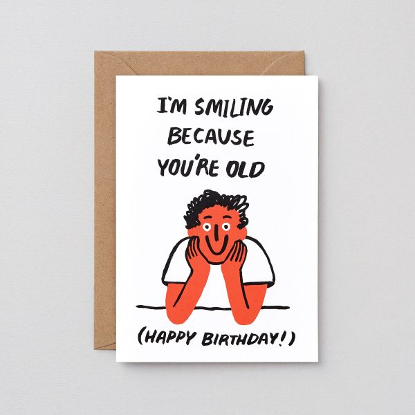 I'm smiling - wenskaart