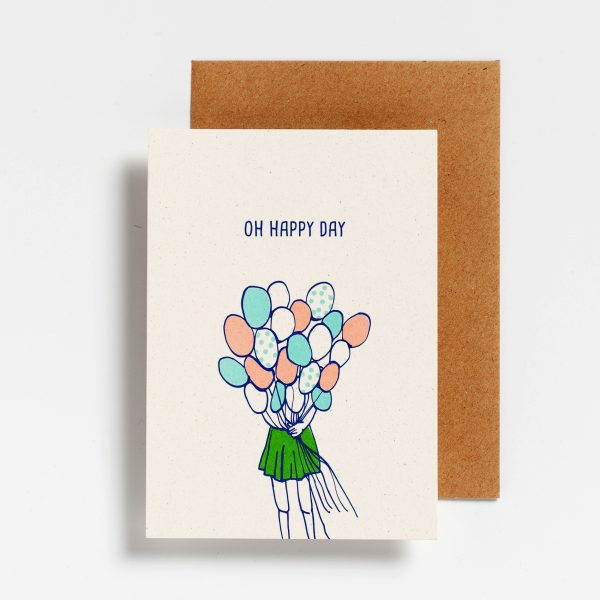 Oh happy day - wenskaart