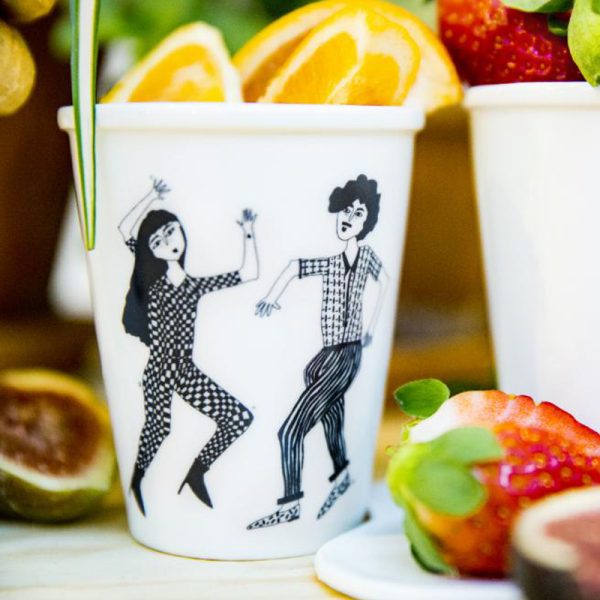 Dancing couple - beker - Afbeelding 3