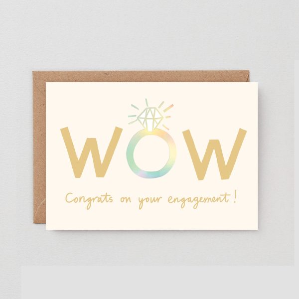 Wow congrats - wenskaart