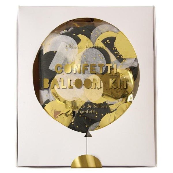 Confetti ballonnen kit - goud en zilver - Afbeelding 4