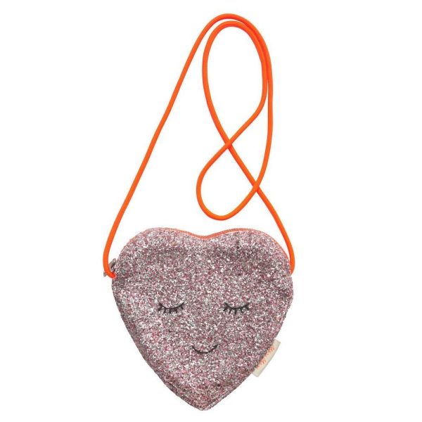 Glitter hart - handtas