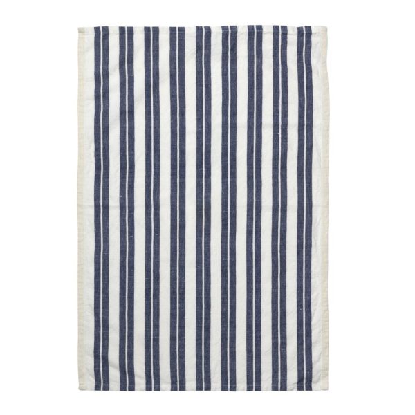 Hale - keukenhanddoek - wit/blauw